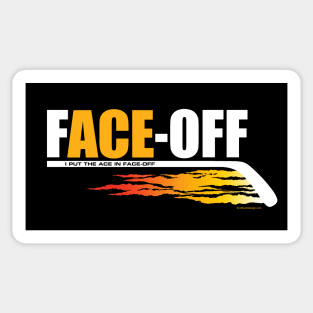 Hockey Face-Off Ace Sticker